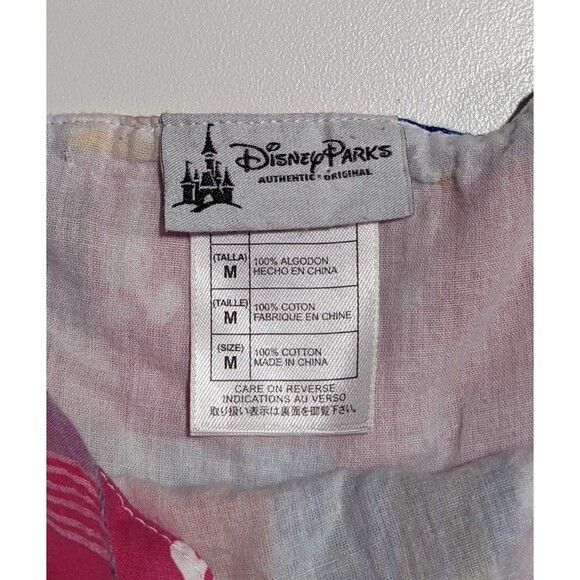 Disney Parks Patchwork Plaid Dress Girls M Mickey Mouse Print Pink - Picture 6 of 8